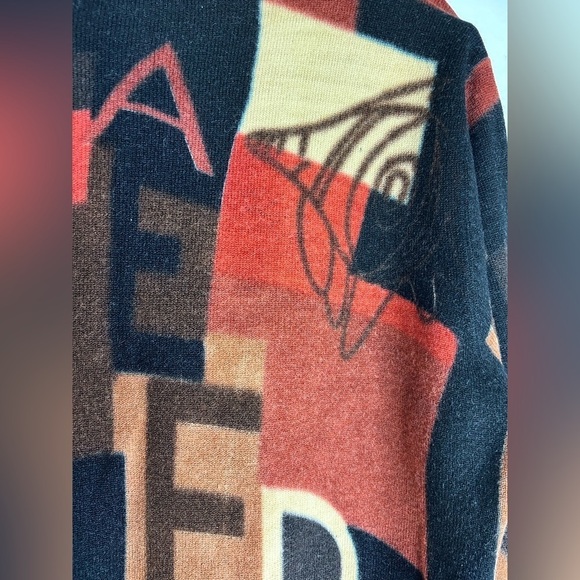 Geometry Button Cardigan Sweater Multi Size‎ XL - Picture 8 of 8